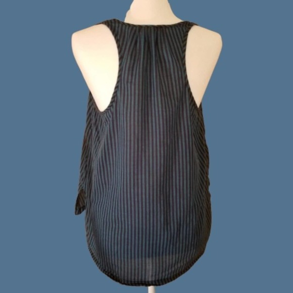 Lou & Grey Blue Striped Sleeveless Top - Picture 2 of 4